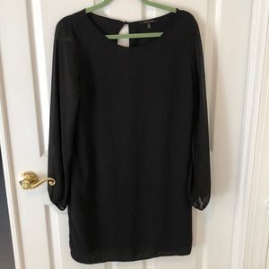 Nice black dress shear sleeves